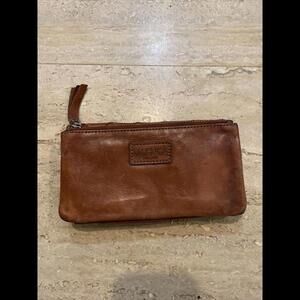 VILENCA Holland Weaved Leather Wallet,‎ Brown 7x3.5”
